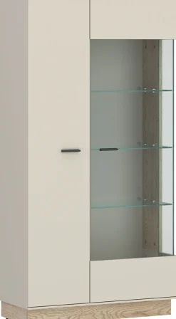 Home affaire Vitrine moderne Vitrine, Breite ca.75 cm, Eckverglasung