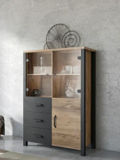 Home affaire Vitrine »Olin« Höhe 146 cm
