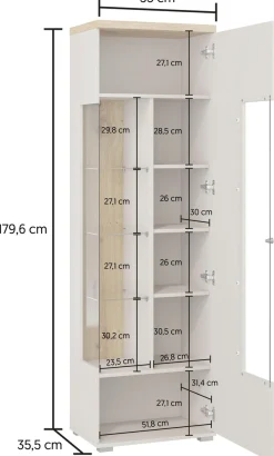Home affaire Vitrine »Serio« Breite 55 cm