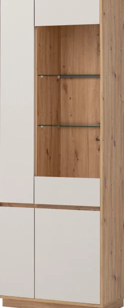 Home affaire Vitrine »Sonora, moderne Glasvitrine, Stauraumelement, Schrank« filigrane Rahmenoptik, ausreichend Stauraum, vielseitig einsetzbar