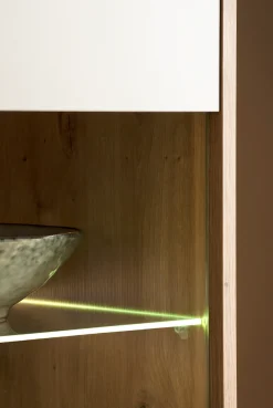 Home affaire Vitrine »Sonora, moderne Glasvitrine, Stauraumelement, Schrank« filigrane Rahmenoptik, ausreichend Stauraum, vielseitig einsetzbar