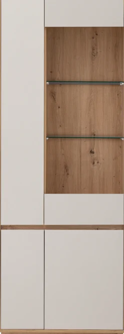 Home affaire Vitrine »Sonora, moderne Glasvitrine, Stauraumelement, Schrank« filigrane Rahmenoptik, ausreichend Stauraum, vielseitig einsetzbar