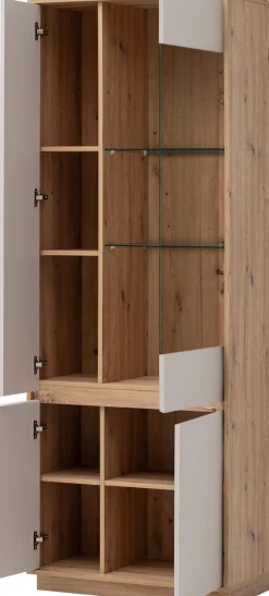 Home affaire Vitrine »Sonora, moderne Glasvitrine, Stauraumelement, Schrank« filigrane Rahmenoptik, ausreichend Stauraum, vielseitig einsetzbar