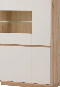 Home affaire Vitrine »Sonora, moderne Glasvitrine, Stauraumelement, Schrank« filigrane Rahmenoptik, ausreichend Stauraum, vielseitig einsetzbar