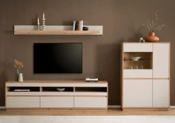 Home affaire Vitrine »Sonora, moderne Glasvitrine, Stauraumelement, Schrank« filigrane Rahmenoptik, ausreichend Stauraum, vielseitig einsetzbar