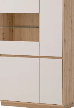Home affaire Vitrine »Sonora, moderne Glasvitrine, Stauraumelement, Schrank« filigrane Rahmenoptik, ausreichend Stauraum, vielseitig einsetzbar