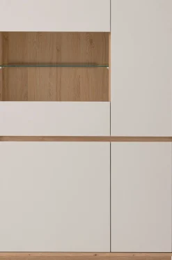 Home affaire Vitrine »Sonora, moderne Glasvitrine, Stauraumelement, Schrank« filigrane Rahmenoptik, ausreichend Stauraum, vielseitig einsetzbar