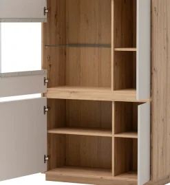 Home affaire Vitrine »Sonora, moderne Glasvitrine, Stauraumelement, Schrank« filigrane Rahmenoptik, ausreichend Stauraum, vielseitig einsetzbar