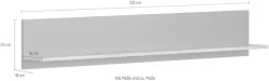 Home affaire Wandboard »Estepona« 1 Stk. tlg. Wandboard mit Ablage - (B/T/H) 150/18/25 cm