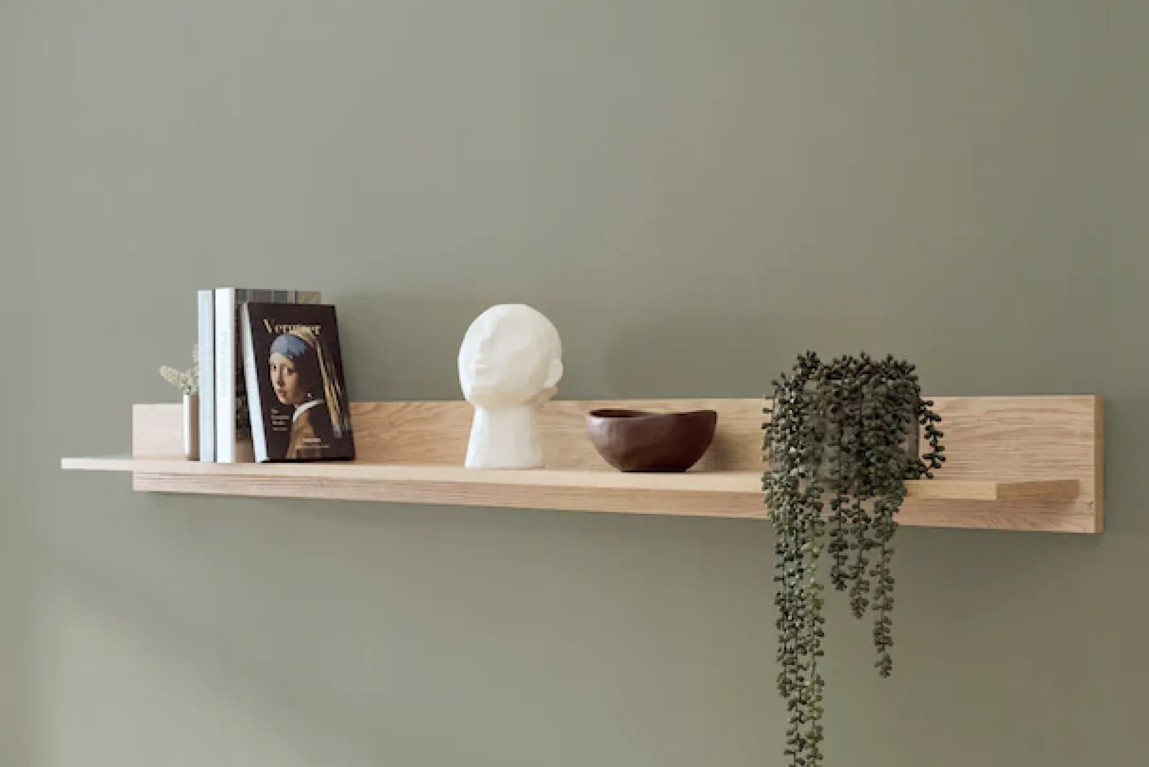 Home affaire Wandboard »Fredericia, modernes Wandregal, Wandhalter mit Ablagefläche« vielseitig einsetzbares Hängeregal, Eiche Cremona Toro, 195 cm breit