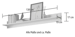 Home affaire Wandboard »Hamburg« Breite 138 cm