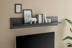 Home affaire Wandboard »Lincoln, Wandregal im Landhausstil, Wandhalter mit Ablagefläche« edles Design, in zwei Größen verfügbar, vielseitig einsetzbar