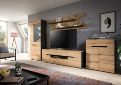 Home affaire Wandboard »REHAT, Breite 180 cm, inkl. 2 Ablageböden« 1 Stk. tlg. Wandregal, Wandpaneel, Regal, Paneel, Ablageboard