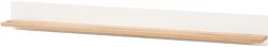 Home affaire Wandboard »Salerno, modernes Wandregal, Wandhalter mit Ablagefläch, 180 cm breit« vielseitig einsetzbares Hängeregal, Weiß mit Eiche Evoke Dekor