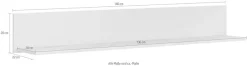 Home affaire Wandboard »San Pedro« 1 Stk. tlg. Wandboard mit Ablage - (B/T/H) 140/22/20 cm