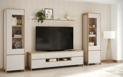 Home affaire Wandboard »Stranda, Wandregal im Scandi-Style, Wandhalter mit Ablagefläche« vielseitig einsetzbares Hängeregal, in zwei Farben & Größen verfügbar