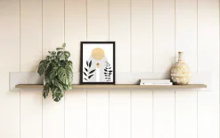 Home affaire Wandboard »Stranda, Wandregal im Scandi-Style, Wandhalter mit Ablagefläche« vielseitig einsetzbares Hängeregal, in zwei Farben & Größen verfügbar