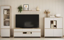 Home affaire Wandboard »Stranda, Wandregal im Scandi-Style, Wandhalter mit Ablagefläche« vielseitig einsetzbares Hängeregal, in zwei Farben & Größen verfügbar