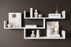 Home affaire Wandboard »Wandregal Trio« 1 Stk. tlg. Hängeregal mit 3 Ablageflächen, modernes Design, variabel einsetzbar