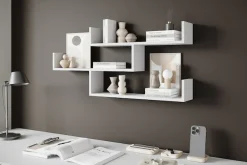 Home affaire Wandboard »Wandregal Trio« 1 Stk. tlg. Hängeregal mit 3 Ablageflächen, modernes Design, variabel einsetzbar