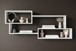 Home affaire Wandboard »Wandregal Trio« 1 Stk. tlg. Ideal als Bücherregal, Dekoregal oder Ablage im Büro