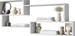 Home affaire Wandboard »Wandregal Trio« 1 Stk. tlg. Ideal als Bücherregal, Dekoregal oder Ablage im Büro