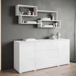 Home affaire Wandboard »Wandregal Trio« 1 Stk. tlg. Ideal als Bücherregal, Dekoregal oder Ablage im Büro