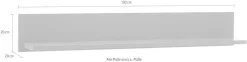 Home affaire Wandregal »Ascot« Breite 130 cm