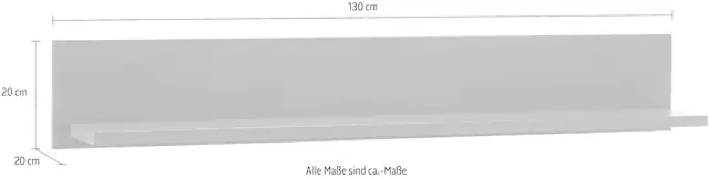 Home affaire Wandregal »Ascot« Breite 130 cm