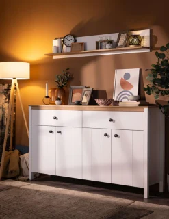 Home affaire Wandregal »BEDFORD, Schwebendes Regal, Wandkonsole, Wandboard« Ablageboden, Wandmontiert,Gesamtbreite 137,5 cm