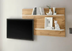 Home affaire Wandregal »City/Giron, modernes Wandboard, Wandhalter mit Ablagefläche« vielseitig einsetzbares Hängeregal