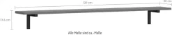 Home affaire Wandregal »Pozzi« Breite ca. 120 cm