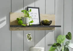 Home affaire Wandregal »Sherwood« Breite 90 cm, in modernem Holz Dekor, 28 mm starke Ablageböden