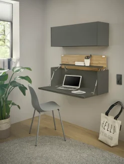 Home affaire Wandsekretär »CiTY/GiRON« zeitlos modern, wohnliches Home Office, Breite 100 cm