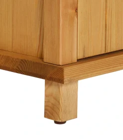 Home affaire Waschbeckenunterschrank »Vili« Breite 60 cm, Badezimmerschrank aus Massivholz,Metallgriffe