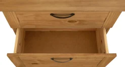Home affaire Waschbeckenunterschrank »Rodby« FSC®-zertifiziertes Massivholz, Griffe Metall, Breite 60cm, Höhe 55cm