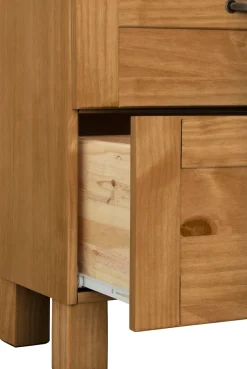 Home affaire Waschbeckenunterschrank »Rodby« FSC®-zertifiziertes Massivholz, Griffe Metall, Breite 60cm, Höhe 55cm