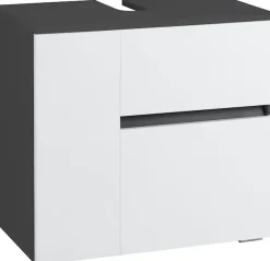 Home affaire Waschbeckenunterschrank »Wisla« Siphonausschnitt, Push-to-open-Funktion, Breite 60cm, Höhe 55 cm
