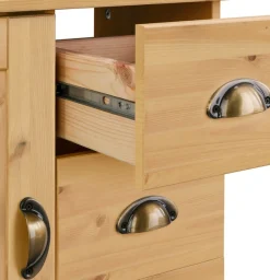 Home affaire Waschbeckenunterschrank »Oslo« Kiefer, 1 Tür und 3 Schubkästen, Breite 60 cm, Höhe 55 cm