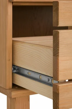 Home affaire Waschbeckenunterschrank »JOSIE« Breite 60, aus Massivholz, Metallgriffe, 1 Schublade & 2 Türen