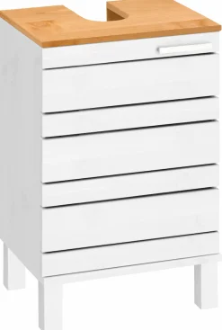Home affaire Waschbeckenunterschrank »JOSIE« Breite 40 cm, aus Massivholz, Metallgriff, 1 Tür