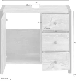 Home affaire Waschbeckenunterschrank »Chris«