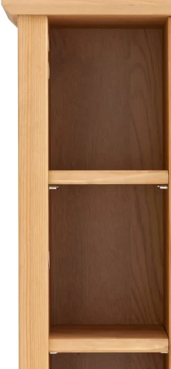 Home affaire Waschbeckenunterschrank »Vili« Badezimmerschrank im Landhaus-Look, mit 6 Fächern, aus Massivholz