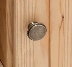 Home affaire Waschbeckenunterschrank »Vili« Badezimmerschrank im Landhaus-Look, mit 6 Fächern, aus Massivholz