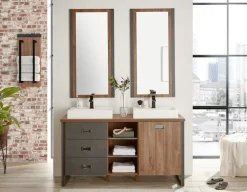 Home affaire Waschtisch »Detroit, Unterschrank mit Apothekergriff, Badschrank, Industrialdesign«