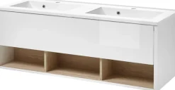Home affaire Waschtisch »Studio Line, Waschtisch inkl. Waschbecken, modernes Design« in zwei Farben verfügbar, ausreichend Stauraum