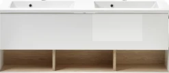 Home affaire Waschtisch »Studio Line, Waschtisch inkl. Waschbecken, modernes Design« in zwei Farben verfügbar, ausreichend Stauraum