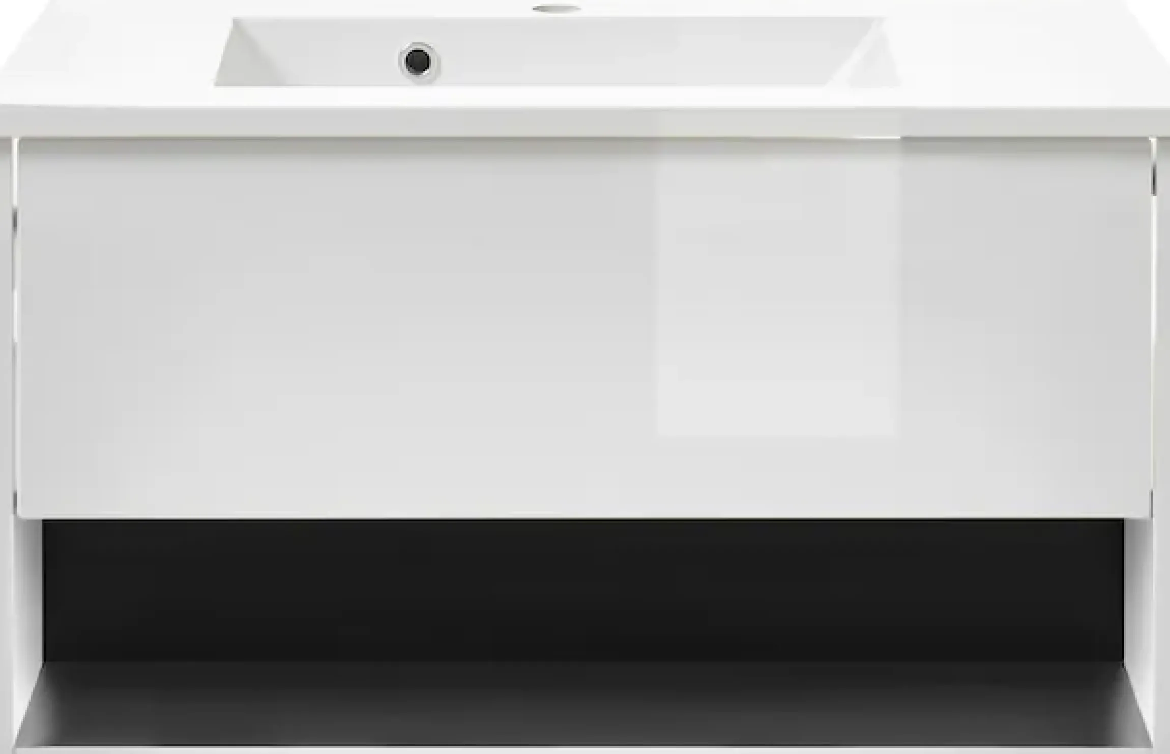 Home affaire Waschtisch »Studio Line, Waschtisch inkl. Waschbecken, modernes Design« in zwei Farben verfügbar, ausreichend Stauraum