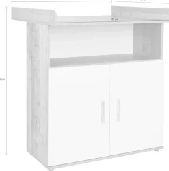 Home affaire Wickelkommode »Henning« bis 15 kg 88 cm