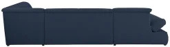 Home affaire Wohnlandschaft »Avesa U-Form« Wahlweise mit Armteilverstellung und Bettfunktion, B/T/H: 355/216/80cm